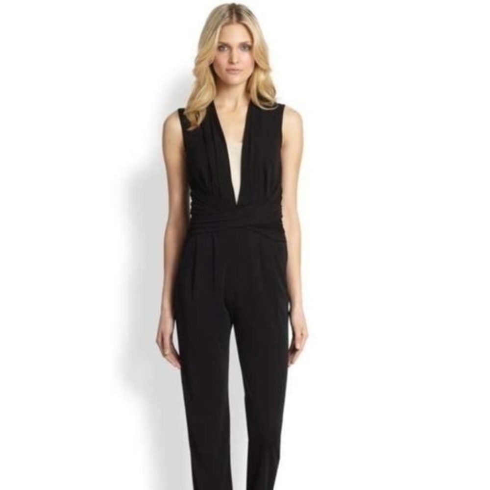 Elie Tahari Hudson Silk Jumpsuit NWOt